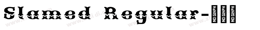 Slamed Regular字体转换